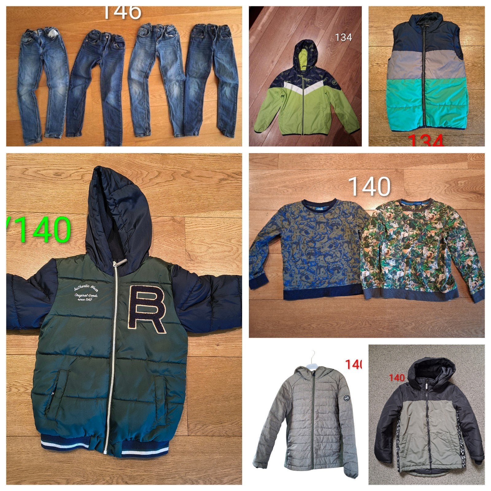 Kleding 134 140 146 terstal c&a name it jack jones blue ridg, Ophalen of Verzenden, Zo goed als nieuw, Jongen