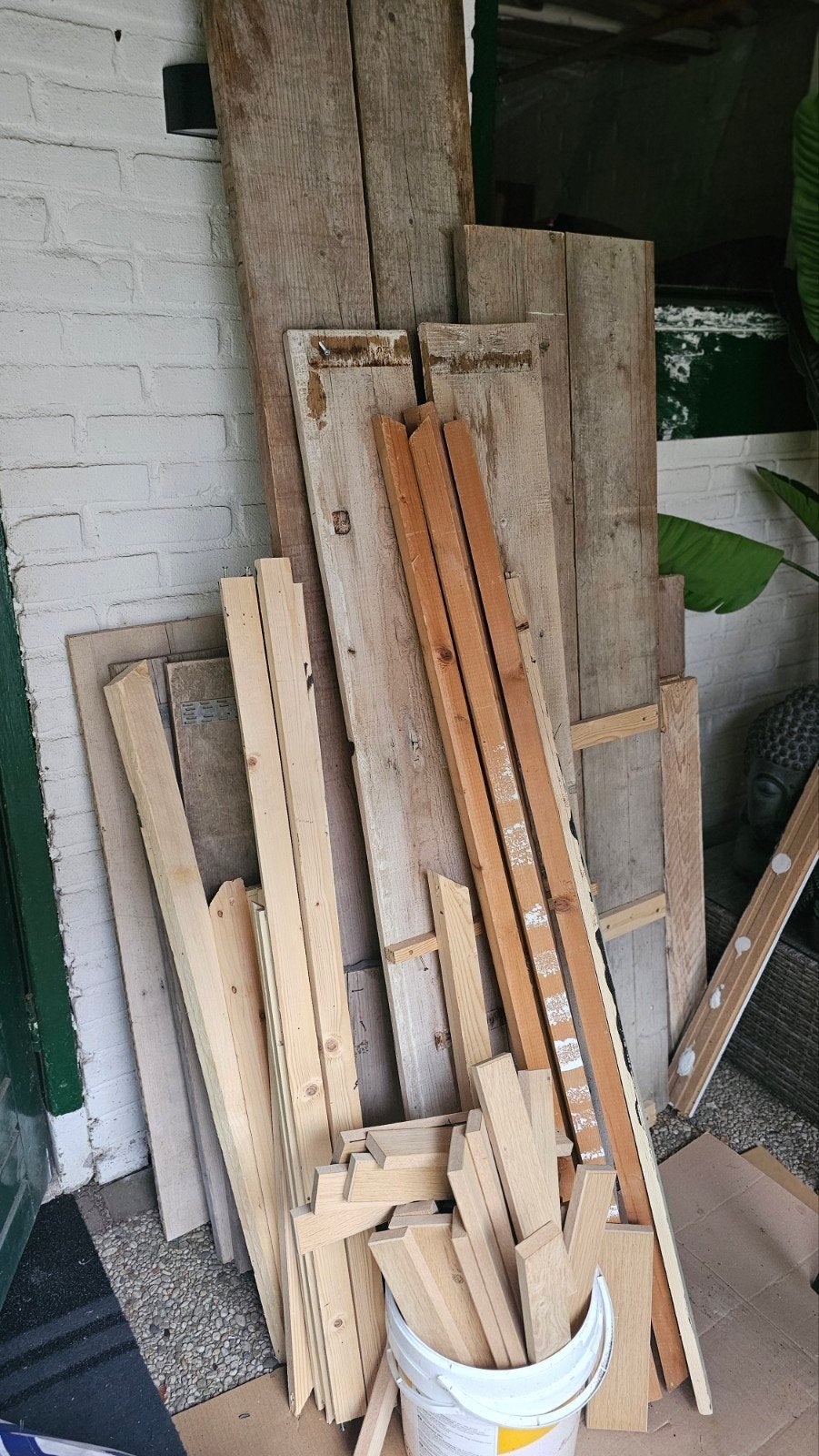 Steiger planken / vuren latjes / brandhout, Ophalen, Minder dan 25 mm, Plank, Steigerhout