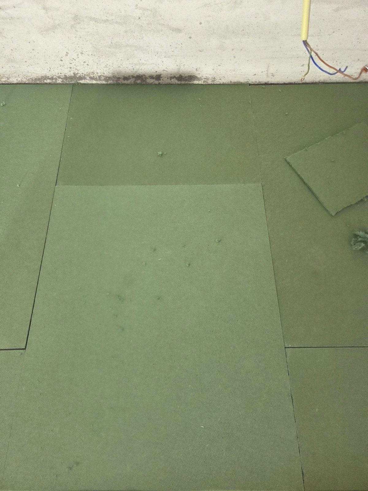15x Groene ondervloerplaten 85x59 cm - Unilin PF Felt+, Huis en Inrichting, Stoffering | Tapijten en Kleden, Ophalen, 50 tot 100 cm