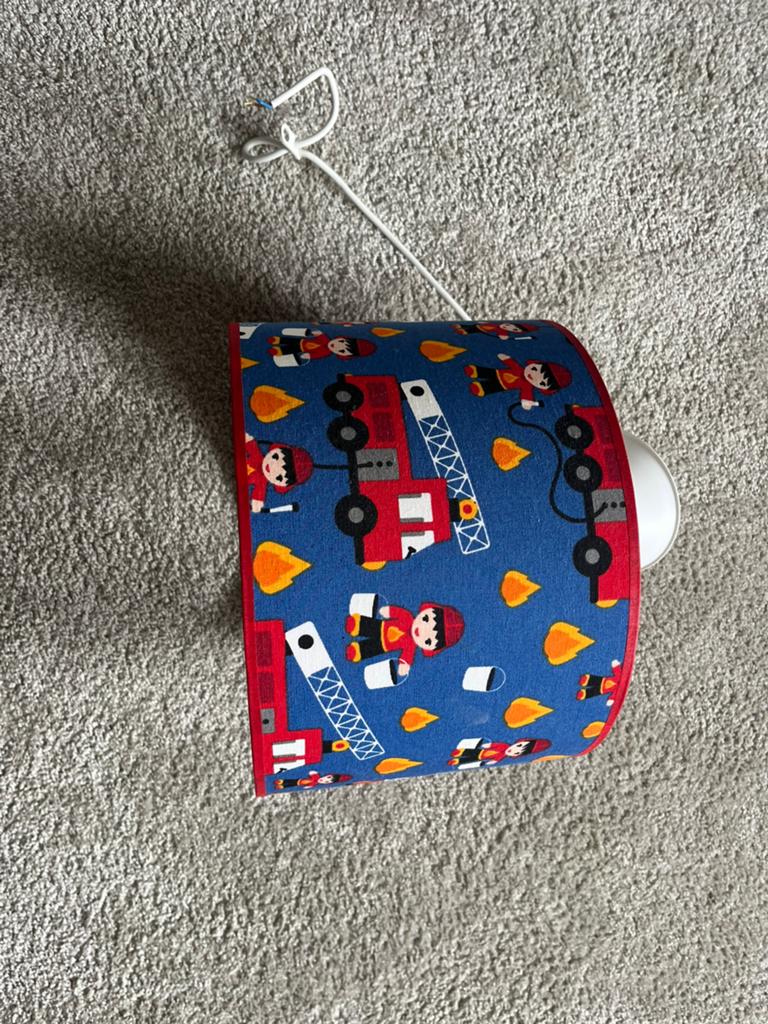 kinderlamp brandweer (Designed4Kids), blauw., Ophalen, Zo goed als nieuw, Lamp