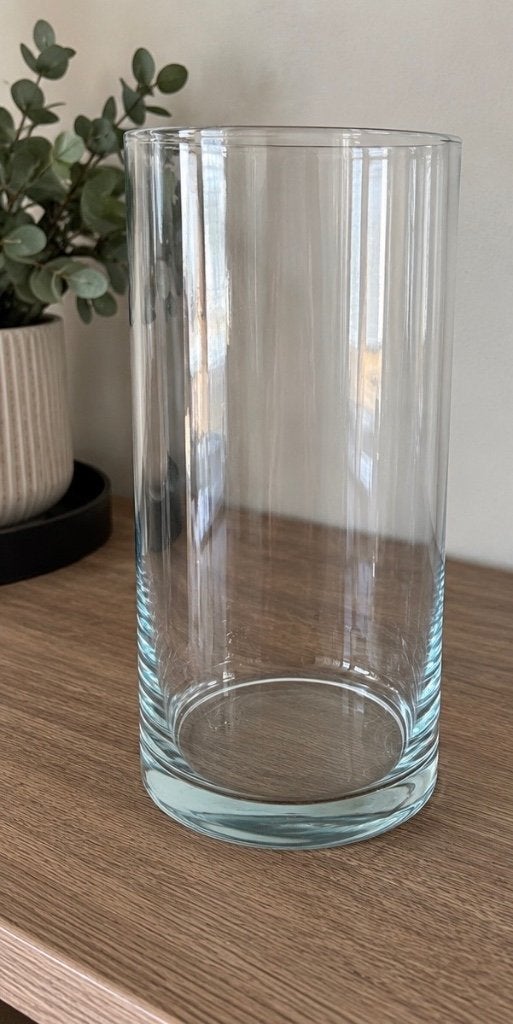 Gratis glazen vaas 30 cm hoog, Ophalen