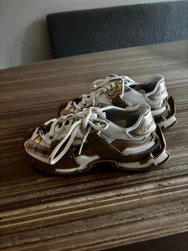 Mooie goud/witte sneakers maat 36, Kleding | Dames, Schoenen, Wit, Nieuw, Ophalen of Verzenden, Sneakers of Gympen