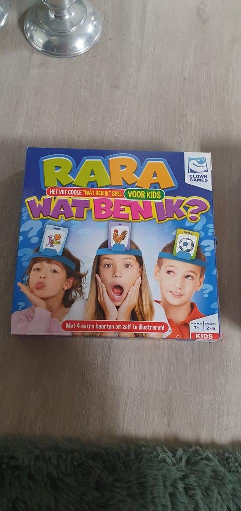 Rara Wat Ben Ik? - Het Coole Spel voor Kids, Hobby en Vrije tijd, Gezelschapsspellen | Bordspellen, Vijf spelers of meer, Ophalen of Verzenden
