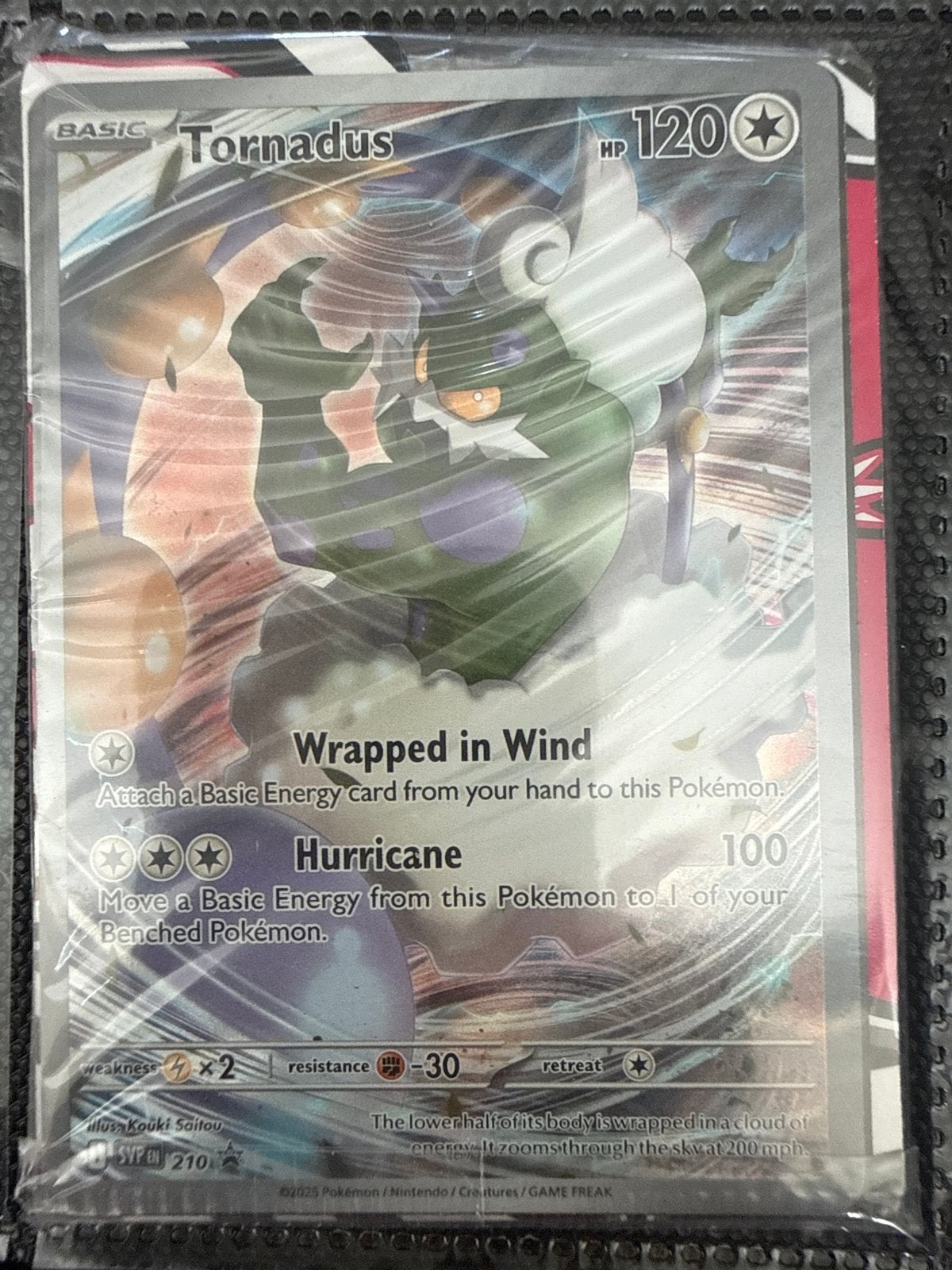 Tornadus Pokémon Kaart - HP 120 - Zo goed als nieuw, Ophalen of Verzenden, Zo goed als nieuw, Losse kaart