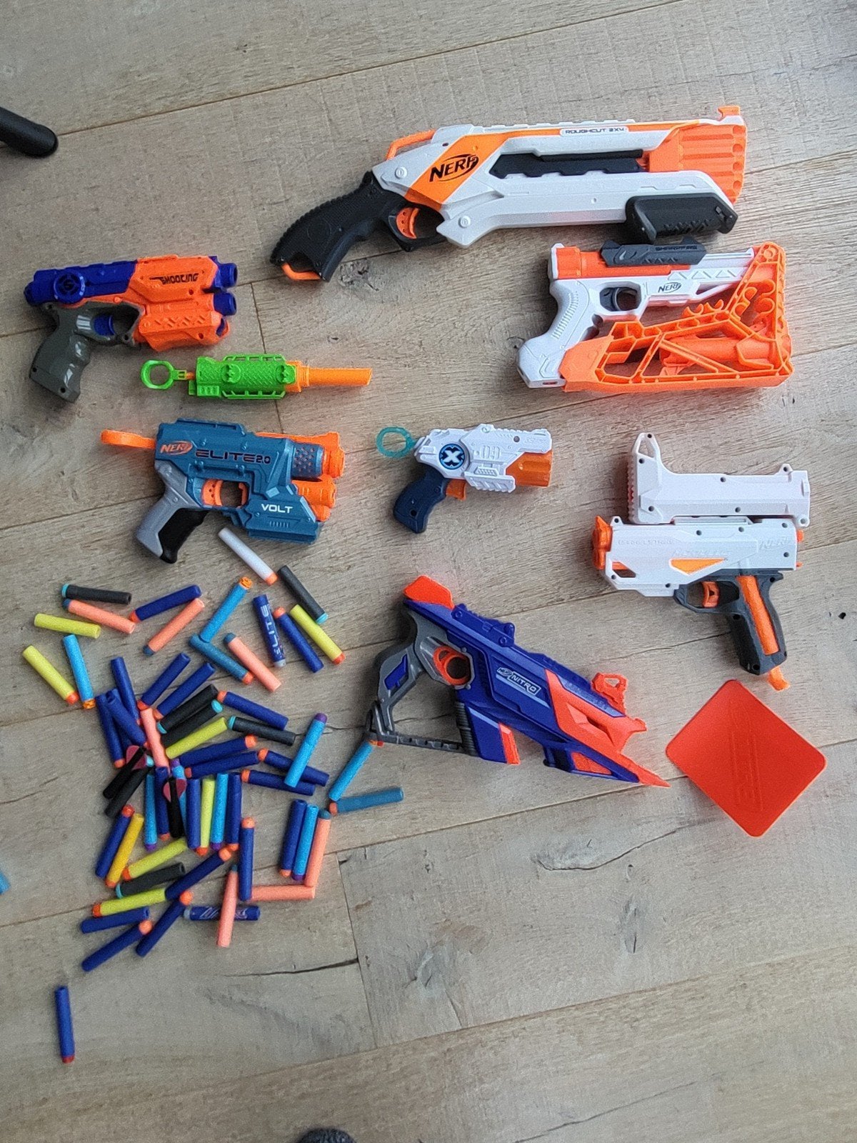 nerf pistolen met pijltjes, Ophalen of Verzenden, Gebruikt