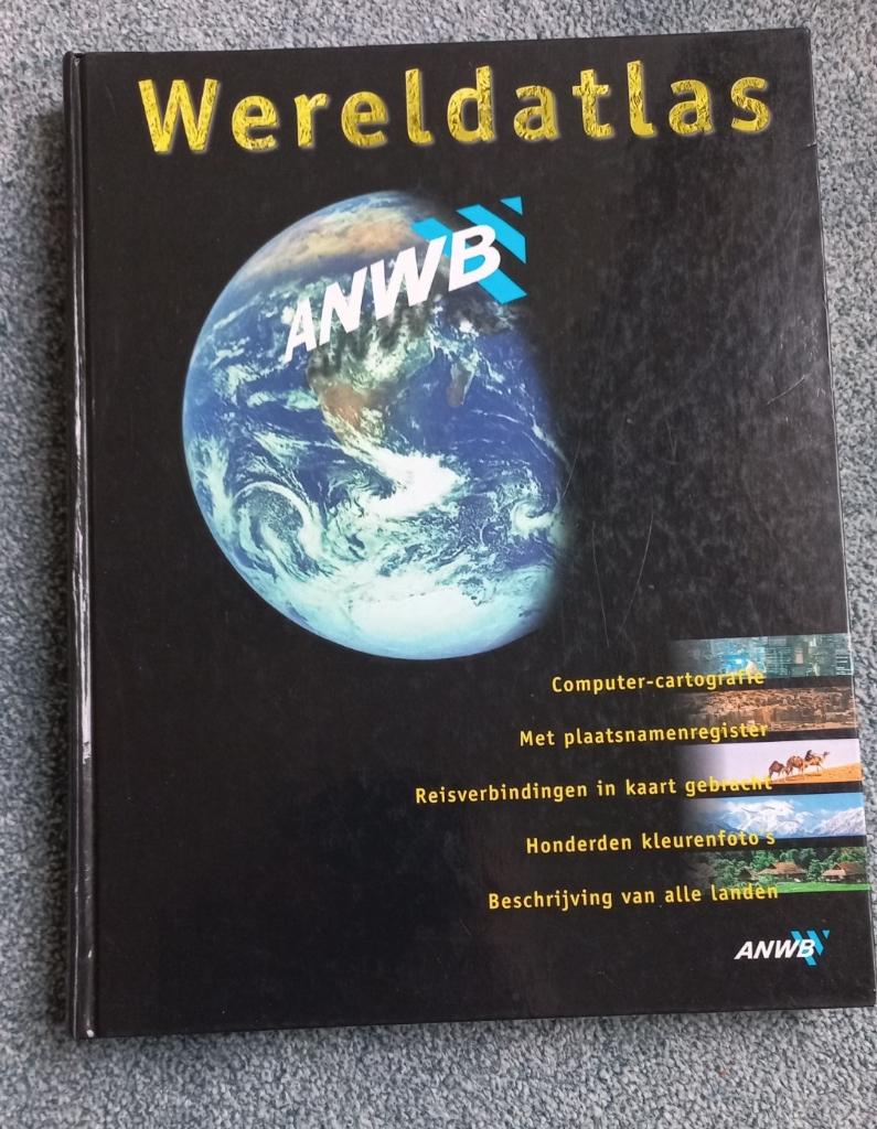 Wereldatlas ANWB. 287 bladzijde. Met div. foto’s, Boeken, Atlassen en Landkaarten, Ophalen, ANWB, 2000 tot heden, Nieuw