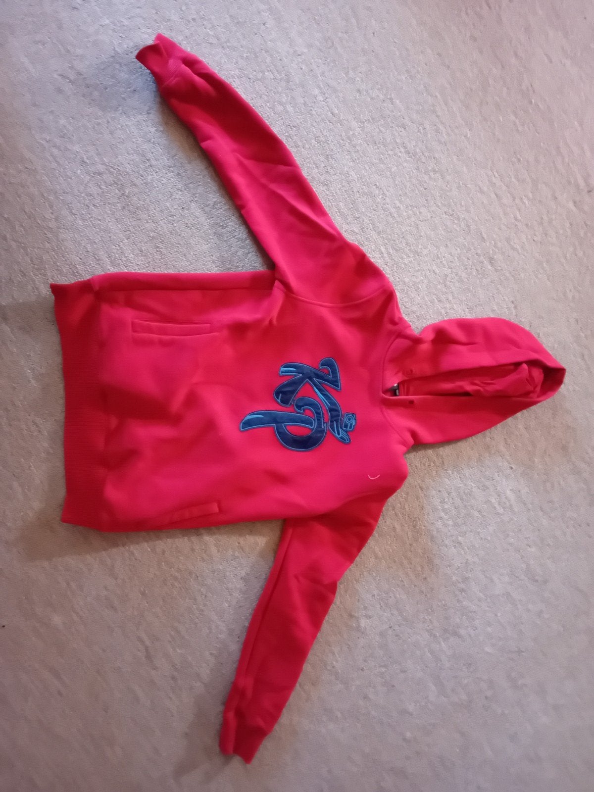 Rode hoodie met KnolPower-logo, maat 134/140, Gebruikt, Jongen of Meisje, Trui of Vest, Ophalen