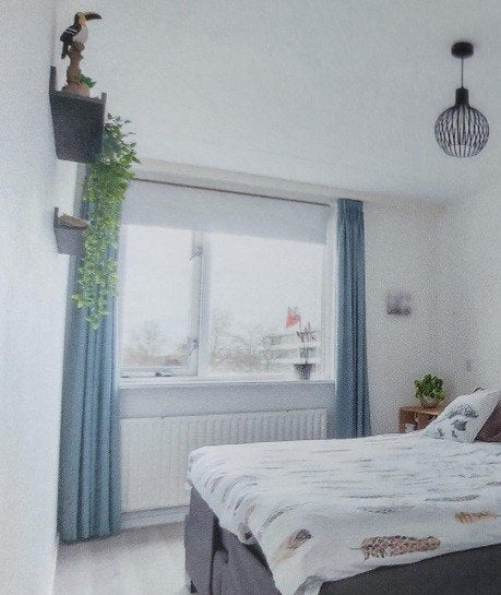 Gordijnen, Overige materialen, Met haken, Gebruikt, Ophalen of Verzenden