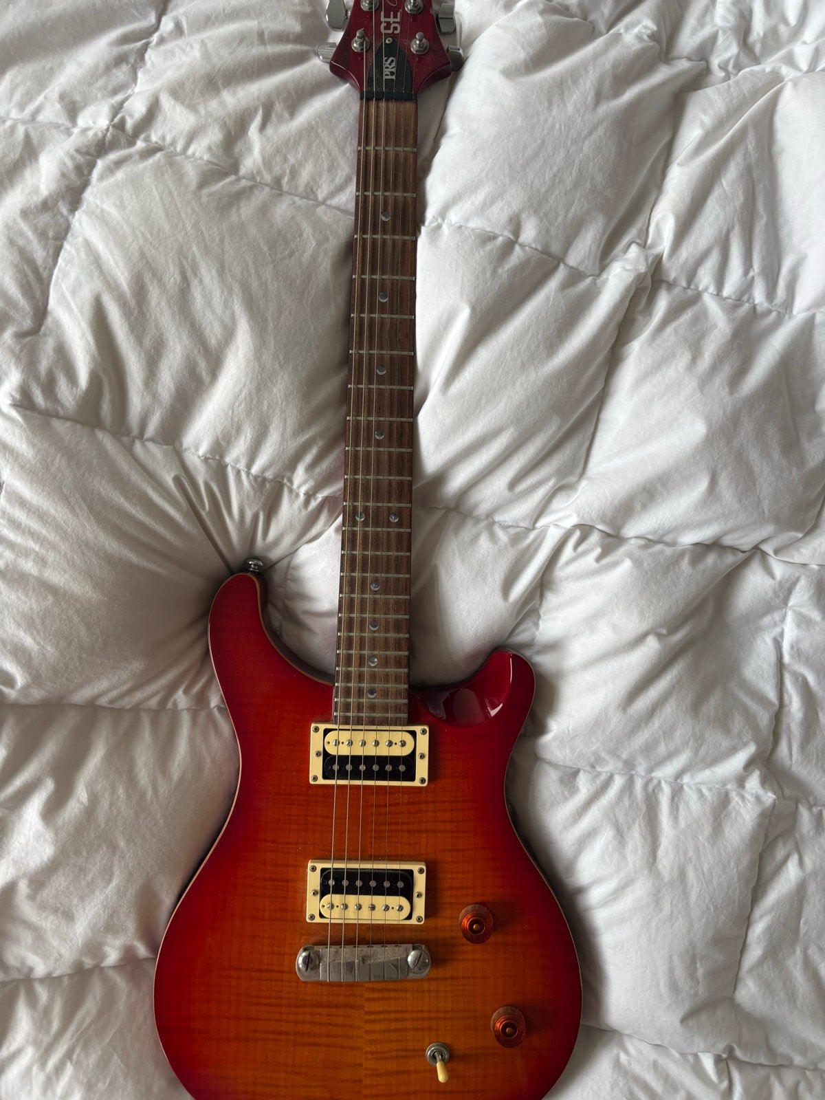 PRS SE custom, Muziek en Instrumenten, Ophalen, Zo goed als nieuw, Overige typen, Met koffer
