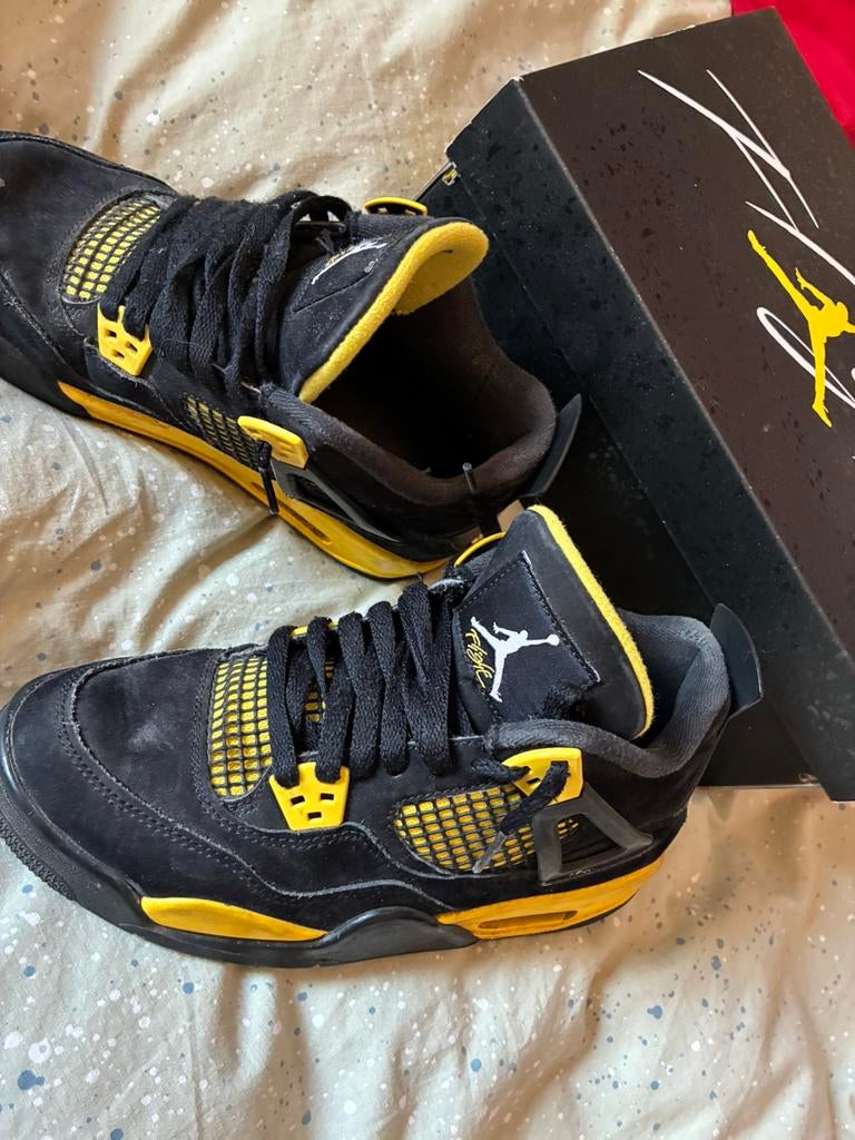 Air jordan 4 (retro), Kleding | Heren, Schoenen, Zwart, Ophalen of Verzenden, Sneakers of Gympen, Zo goed als nieuw