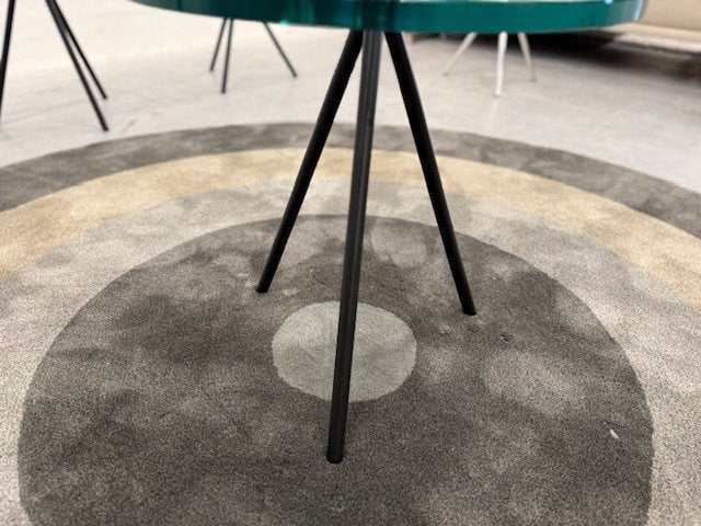 Nieuw Beek Maupertuus Salontafel Glas zwart Tafel D50xH50, Minder dan 50 cm, 50 tot 100 cm, Rond, Nieuw