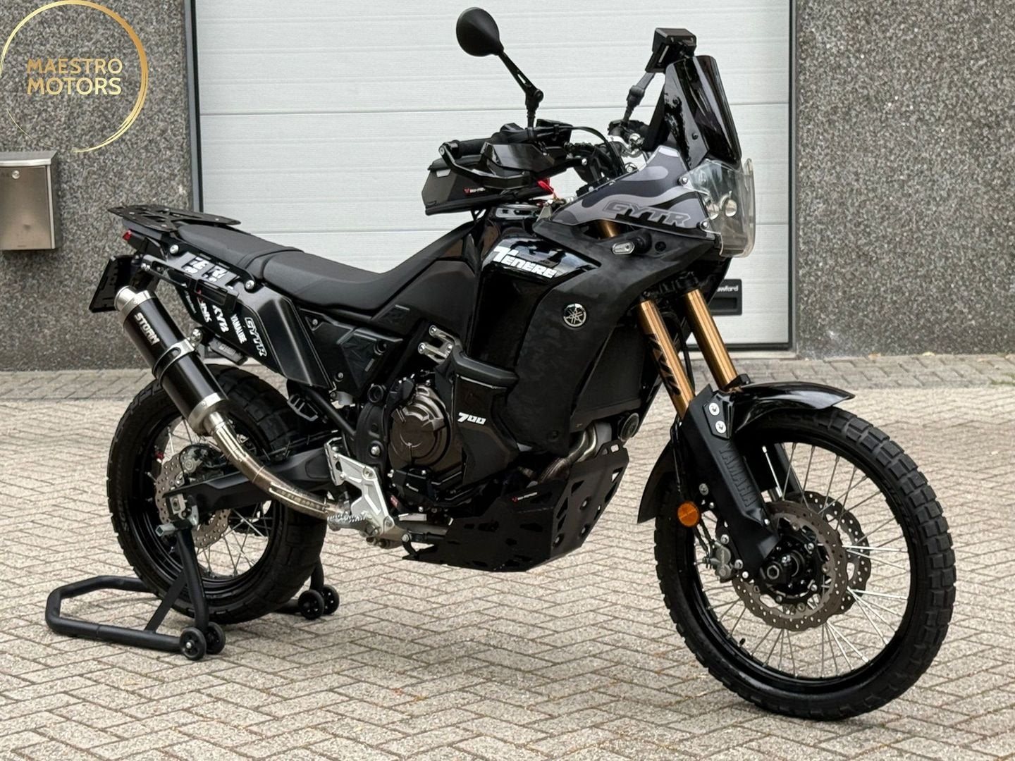 Yamaha Tenere 700 World Raid Storm Uitlaat BOMVOL OPTIES 1e, 2 cilinders, Motorrijbewijs A, Bedrijf, Onbekend