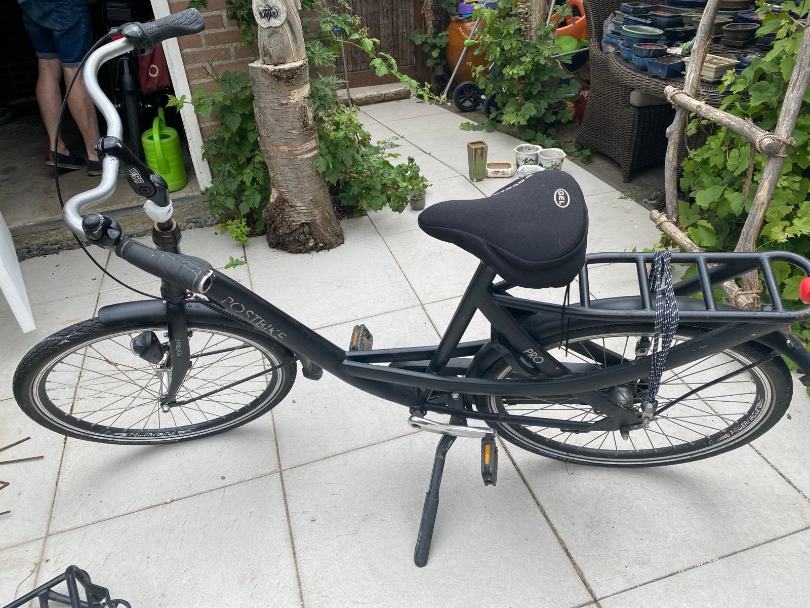 Postbike Pro Transportfiets - Zwart, Fietsen en Brommers, Terugtraprem, Gebruikt, 53 tot 57 cm, Ophalen