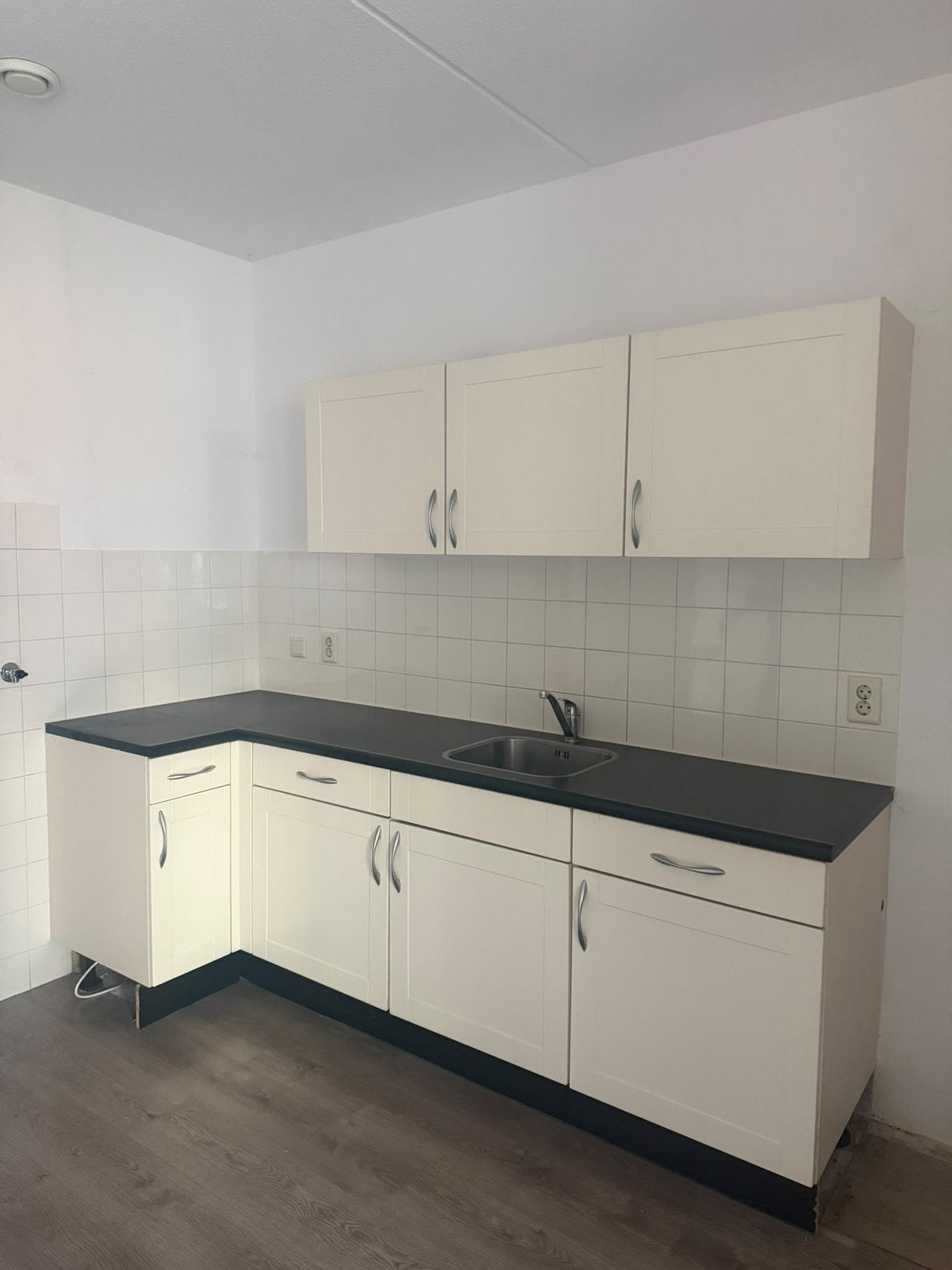 Keukenblok + 3 kastjes., Ophalen, Wit, Overige typen, Zo goed als nieuw