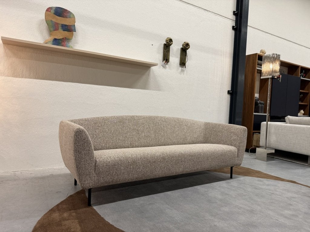 Nieuw Gelderland 6250 bank 3 zits moss stof bruin rood, Huis en Inrichting, Ophalen of Verzenden, Rechte bank, Info@gelderlanddesign.com