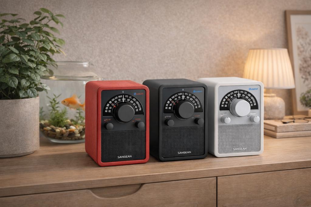 SANGEAN WR-15 Retro AM/FM Radio met Bluetooth    >>NIEUW<<, Ophalen of Verzenden, Nieuw, Radio