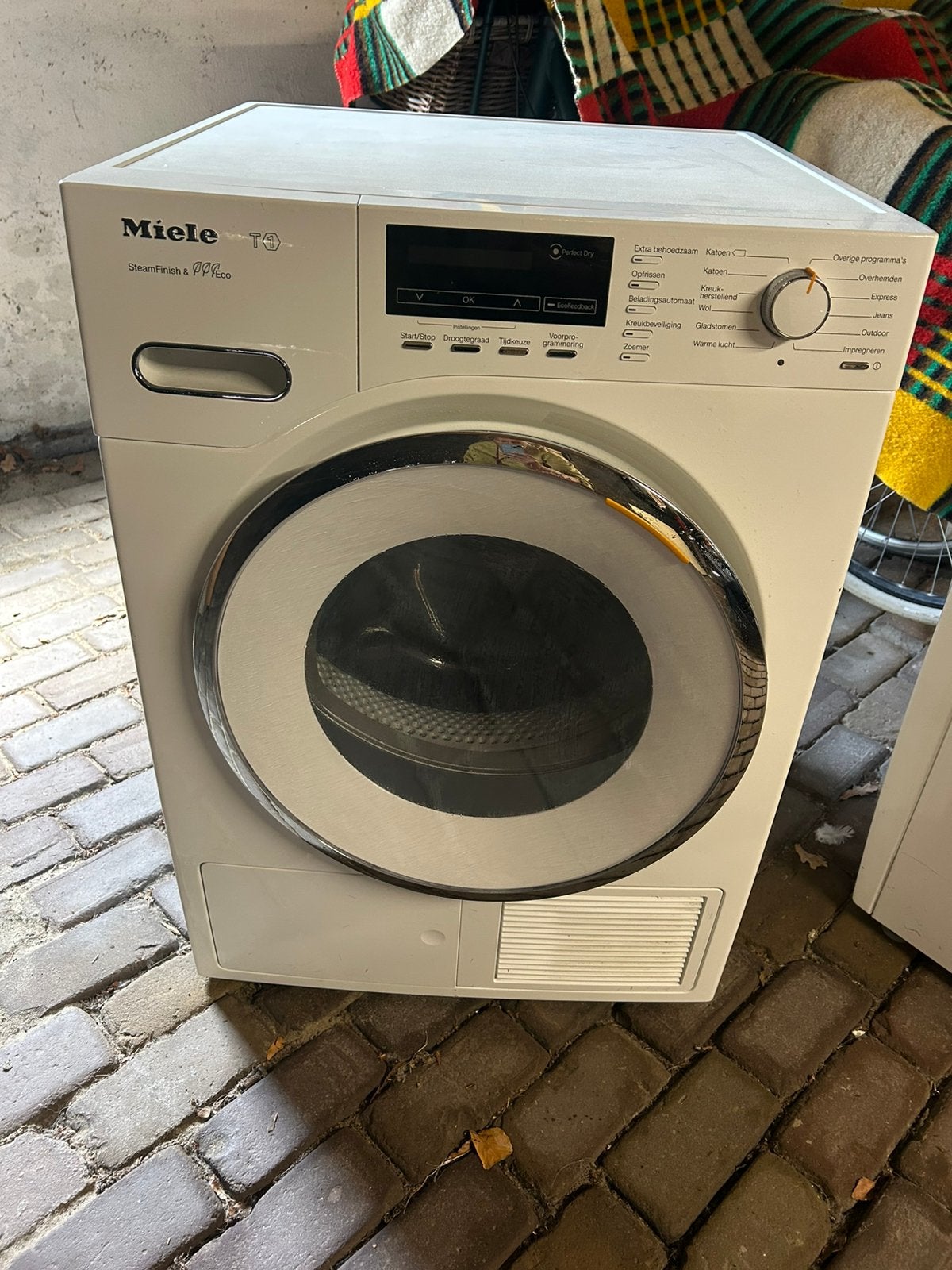 Miele T1 warmtepomp droger, Witgoed en Apparatuur, Wasdrogers, Ophalen, 6 tot 8 kg, Overige typen, Zo goed als nieuw