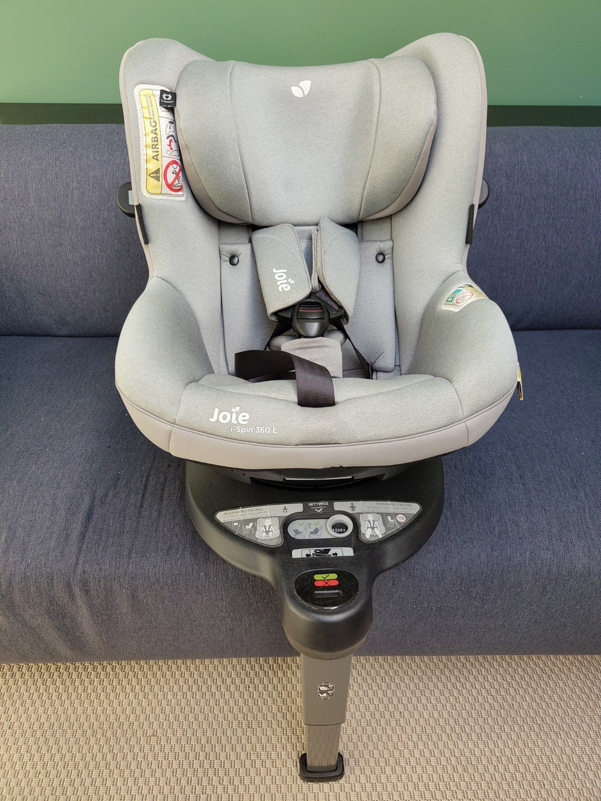 Joie i-Spin 360 autostoel met Isofix, Kinderen en Baby's, Verstelbare rugleuning, Gebruikt, 0 t/m 18 kg, Isofix