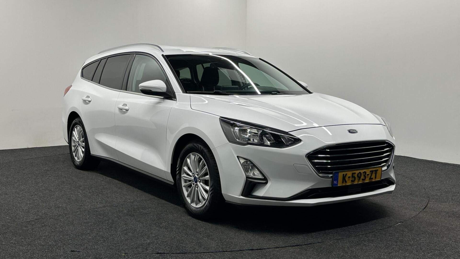 Ford Focus Wagon 1.0 EcoBoost Titanium X Business|Camera|Car, Gebruikt, Met garantie (alle), Wit, Origineel Nederlands