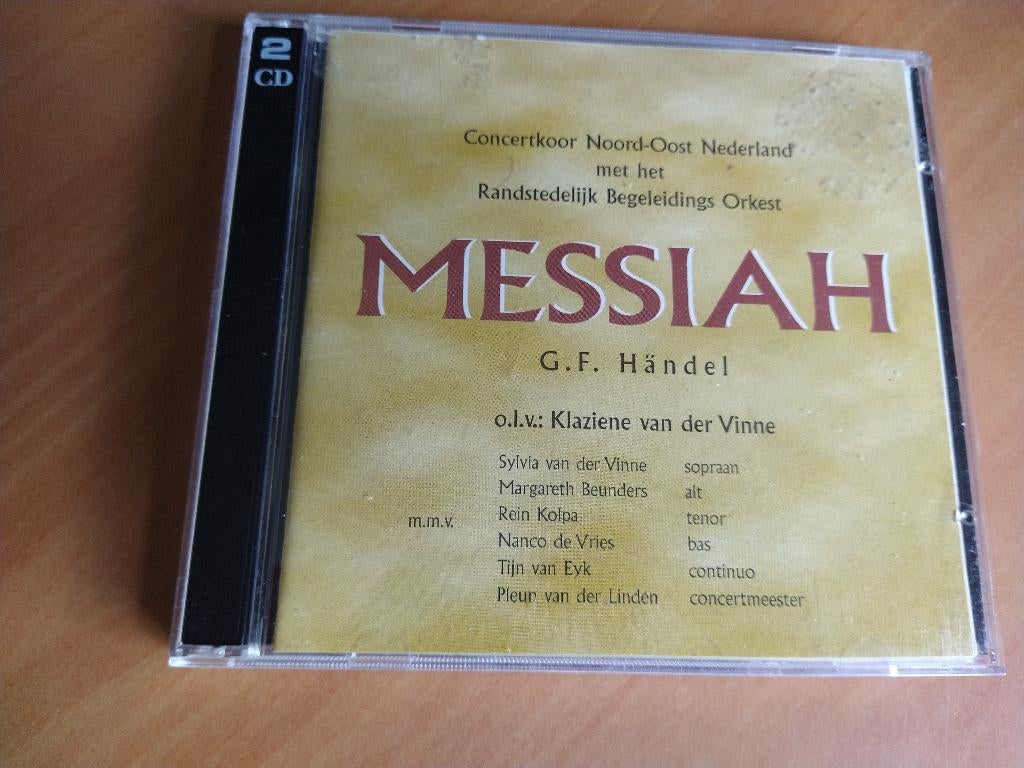 2-CD Messiah - Concertkoor Noord-Oost Nederland, Cd's en Dvd's, Cd's | Klassiek, Ophalen of Verzenden, Barok, Zo goed als nieuw