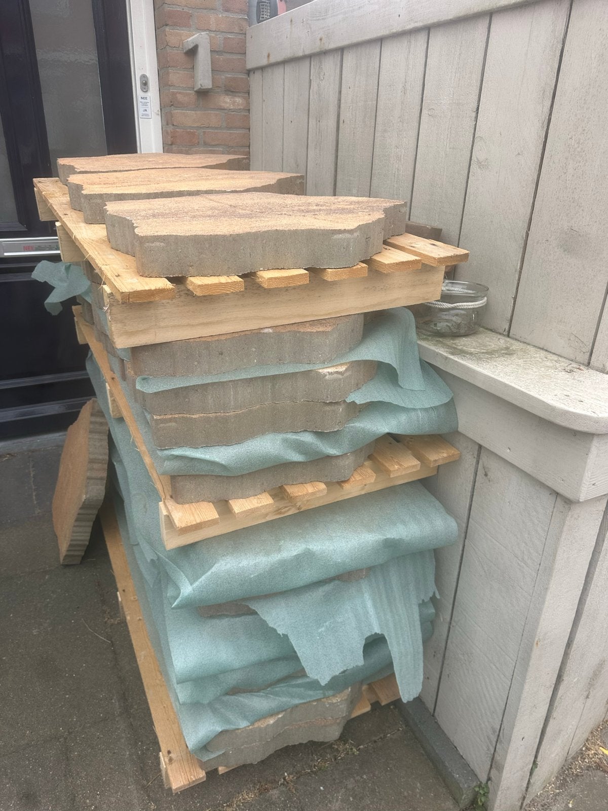 MBI Geoardesia Alivo Riviera tegels 58 stuks 10m2., Tuin en Terras, Tegels en Klinkers, Ophalen, Nieuw, Terrastegels, Natuursteen