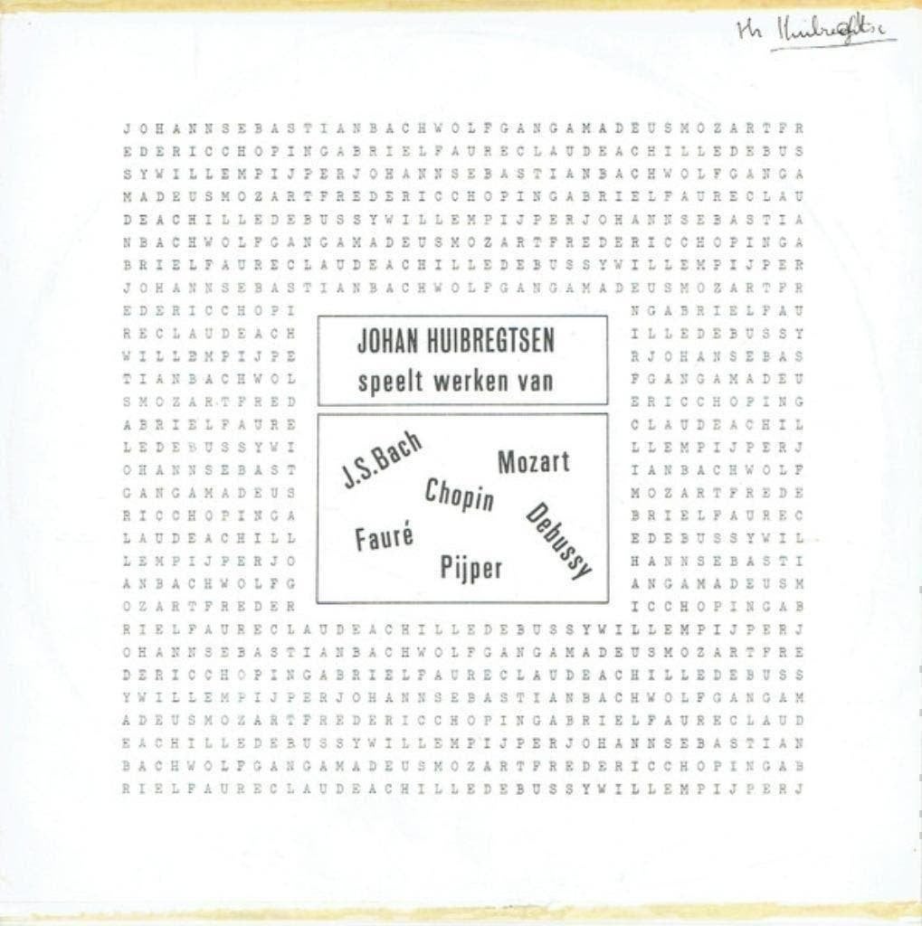 Johan Huibregtsen – Speelt Werken Van, Cd's en Dvd's, Vinyl | Klassiek, Kamermuziek, 10 inch, Verzenden, Zo goed als nieuw