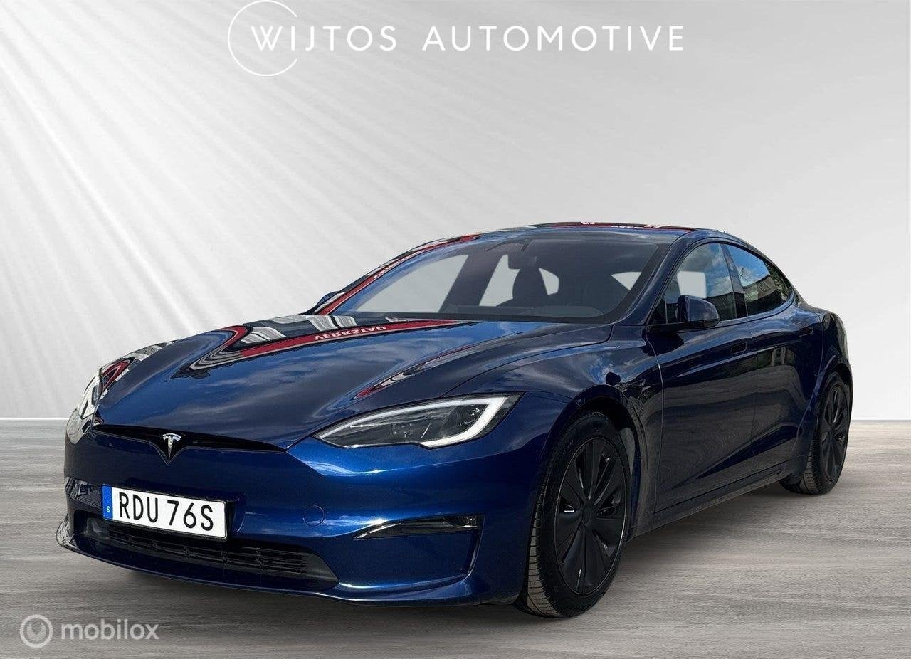 Tesla Model S Long Range HW4, 670pk, HW4, Yoke, Auto's, Tesla, Automaat, Dealer onderhouden, Gebruikt, 2069 kg