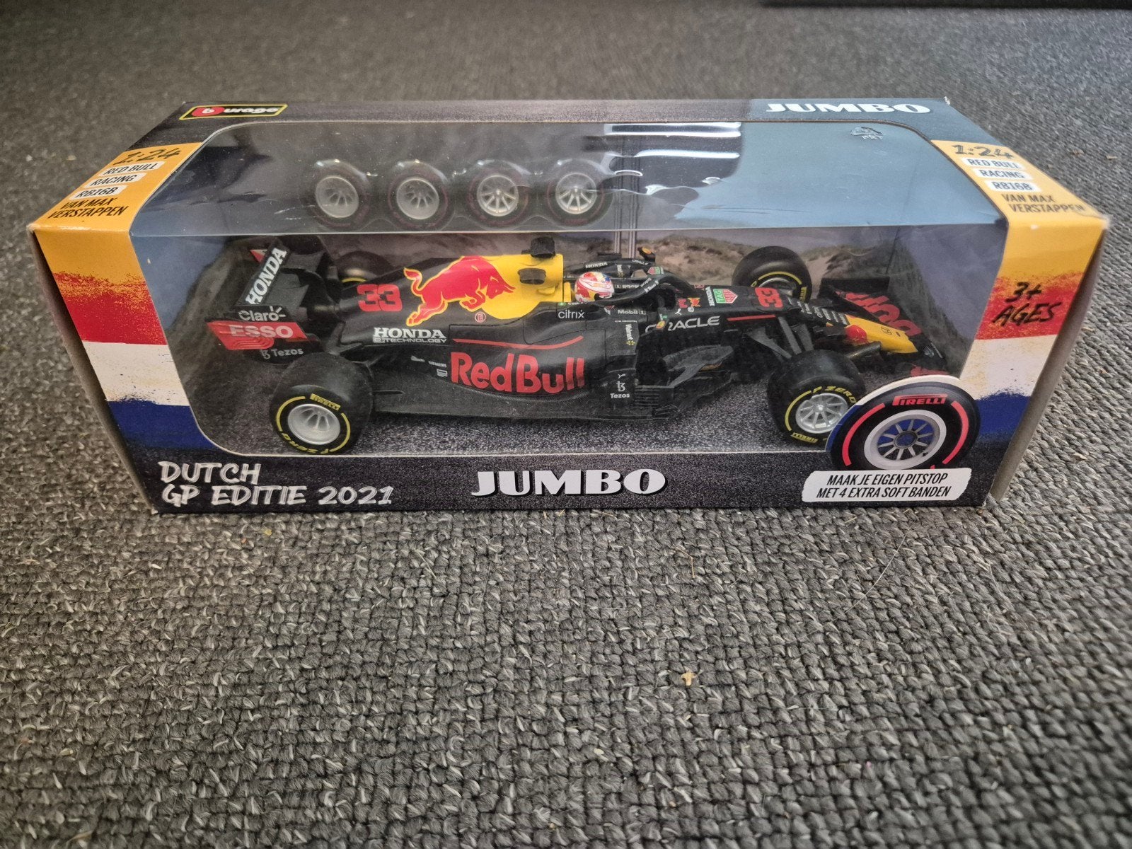 Max Verstappen auto, Hobby en Vrije tijd, Modelauto's | 1:24, Ophalen, Nieuw, Auto, Overige merken