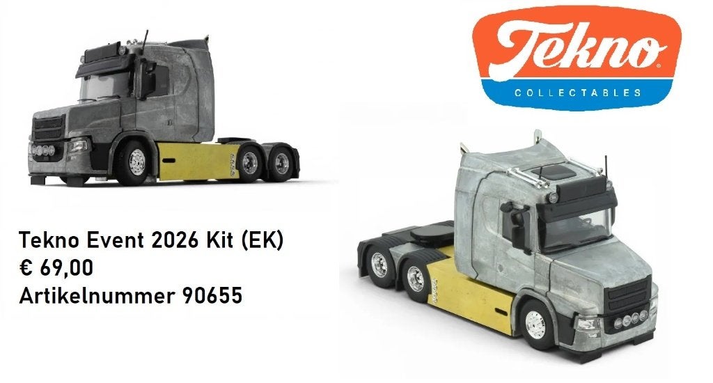 Tekno Models Tekno Event kit Scania tuft, Ophalen of Verzenden, Nieuw, Bus of Vrachtwagen, Tekno