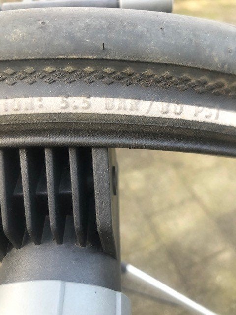Continental SportContact 26x1.0 inch buitenband, Gebruikt, Band, Rubber, Continental
