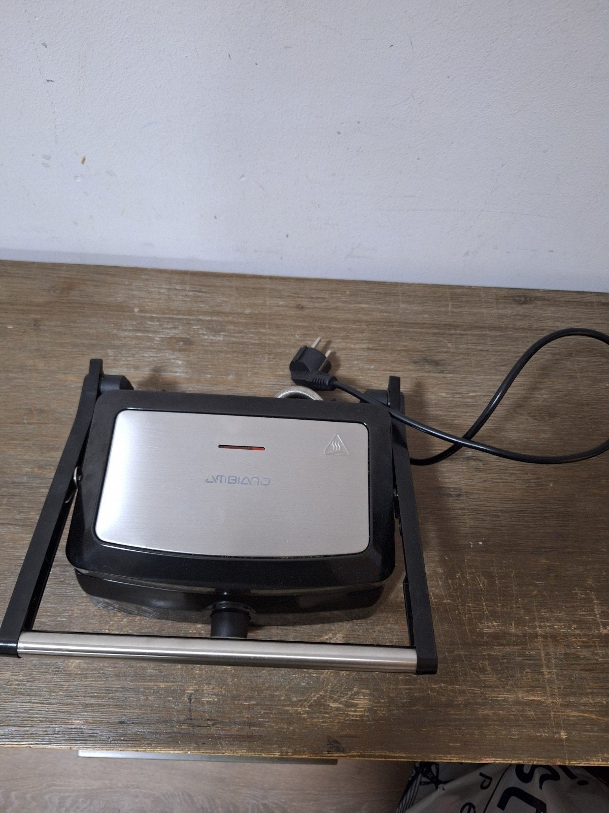 Ambiano Contactgrill / Tosti-ijzer - Gebruikt, Witgoed en Apparatuur, Ophalen of Verzenden, Gebruikt