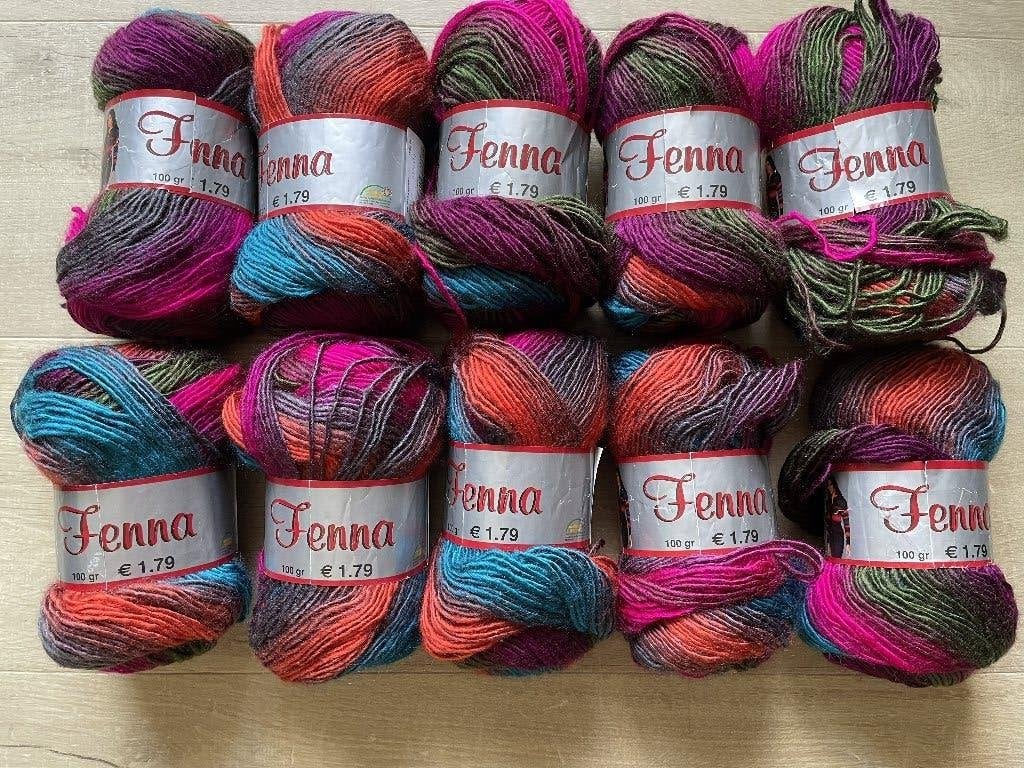 Fenna brei- of haakgaren met kleurverloop, Hobby en Vrije tijd, Breien en Haken, Ophalen of Verzenden, Nieuw, Breien of Haken