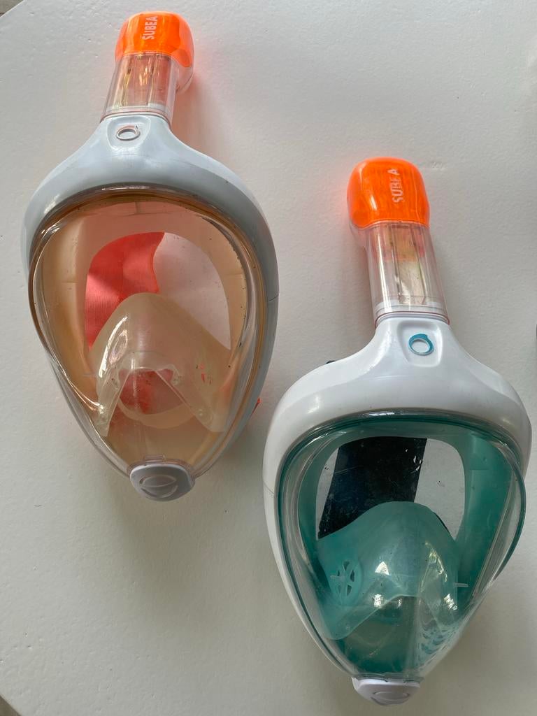 Subea Easybreath snorkelmasker - Volgelaatsmasker, Ophalen of Verzenden, Gebruikt, Snorkelmasker