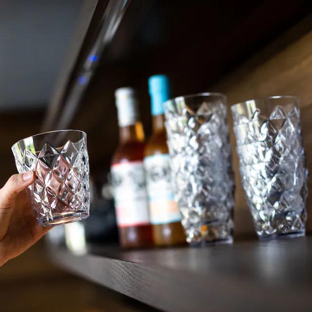 Nieuwe Koziol Kunststof Drinkglazen per 80 stuks, Nieuw, Ophalen of Verzenden, Overige stijlen, Overige materialen