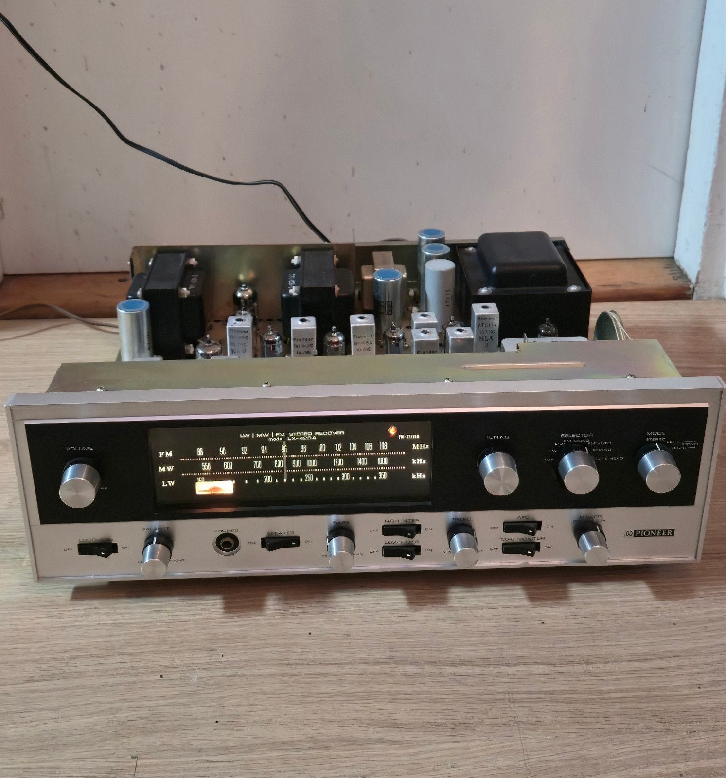 Pioneer LX-420A Vintage Stereo Receiver - Buizenversterker, Audio, Tv en Foto, Versterkers en Receivers, Ophalen of Verzenden