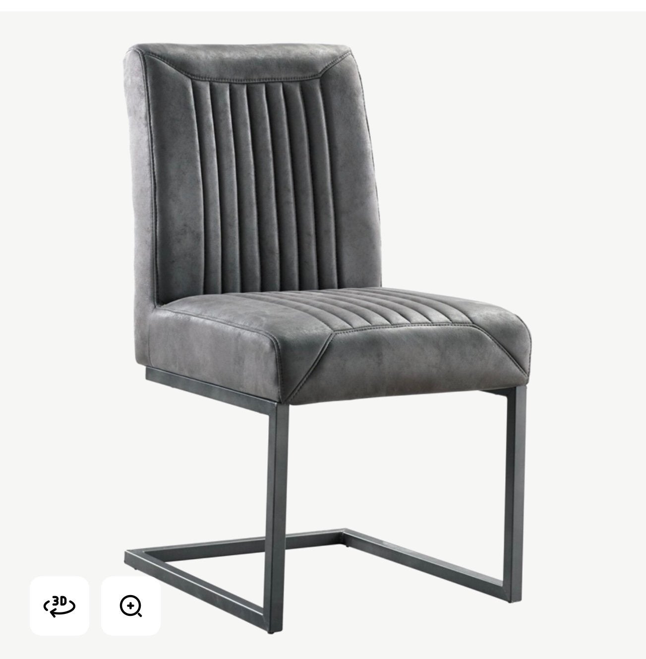 Stoel 6 stuks zo goed als nieuw, Ophalen, Zo goed als nieuw, Grijs, Vijf, Zes of meer stoelen