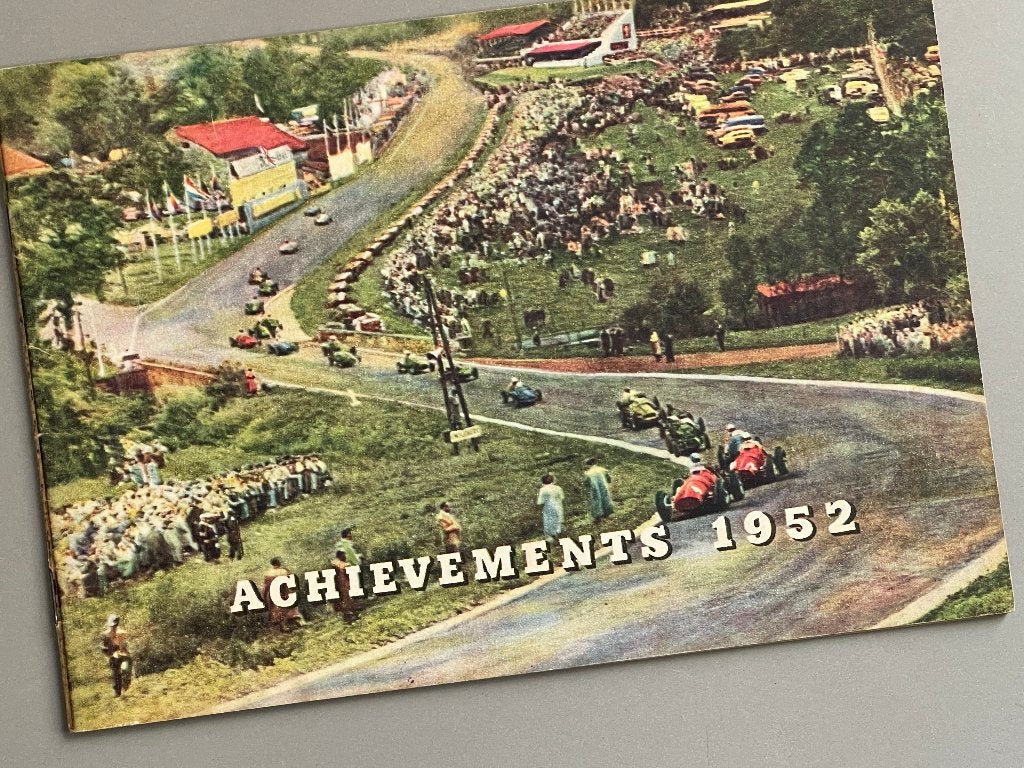 Castrol Achievements 1952  Auto - en Motorsport 