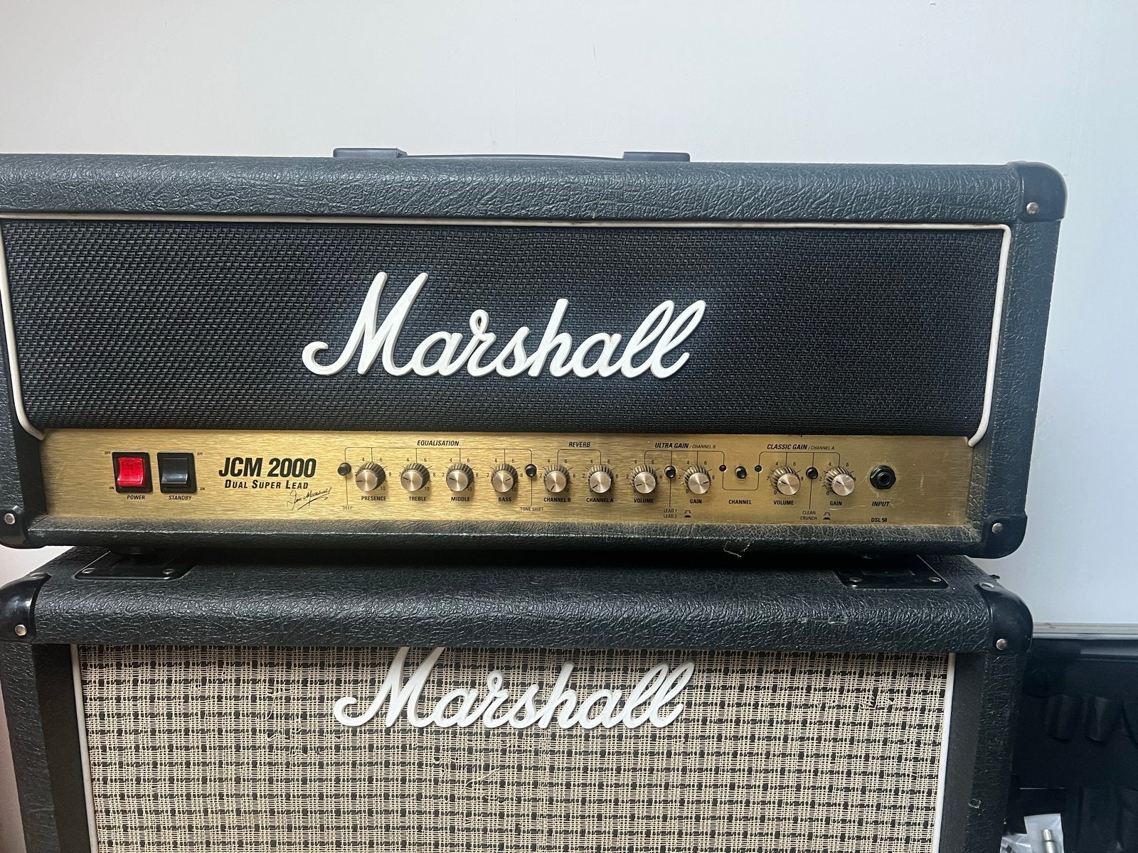 Marshall JCM 2000 DSL 50W, Muziek en Instrumenten, Versterkers | Bas en Gitaar, Ophalen, Gebruikt, Gitaar, 100 watt of meer