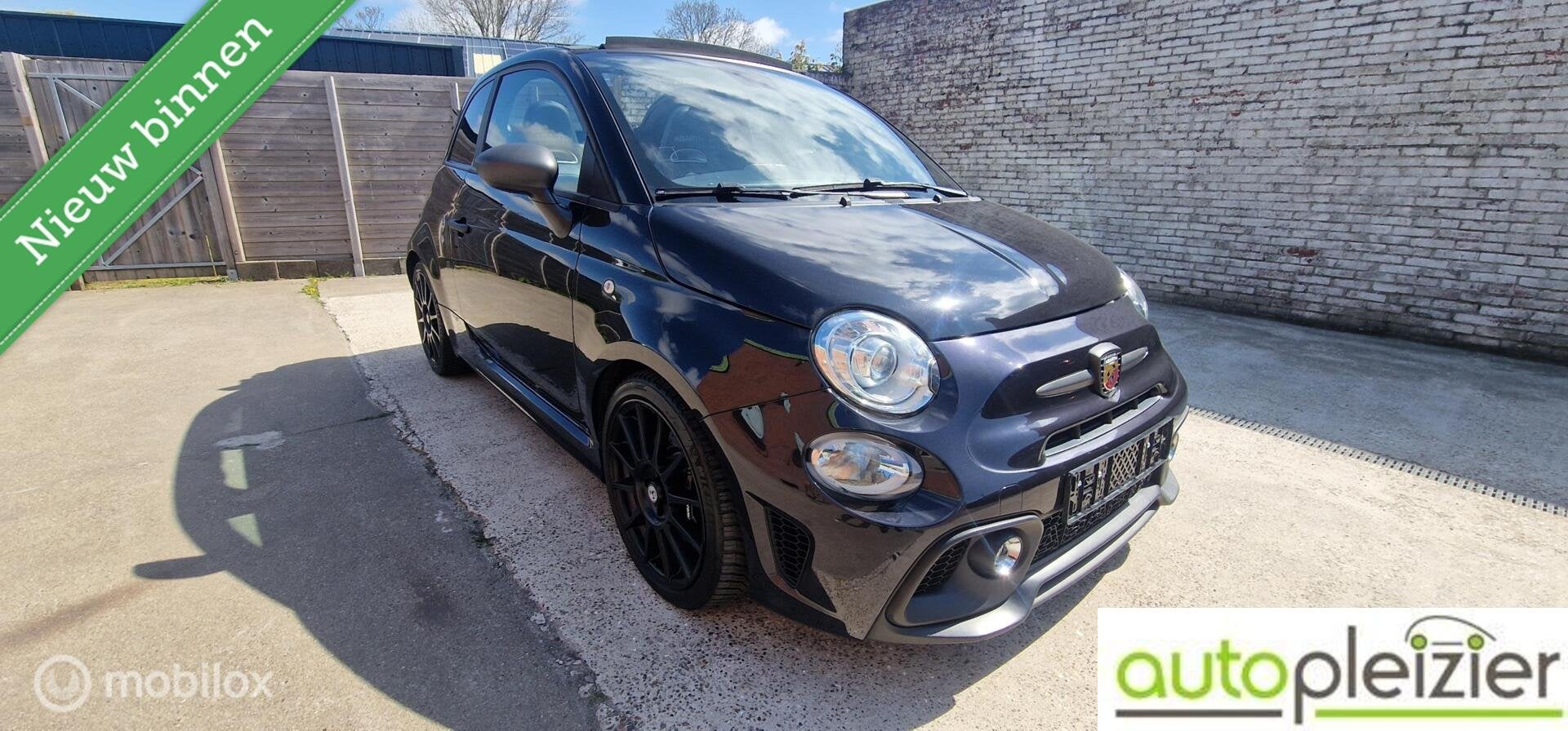 Fiat 500C 1.4T-Jet Abarth Competizione 70th Anniversary 180, Auto's, Voorwielaandrijving, Parkeersensor, 15 km/l, Gebruikt