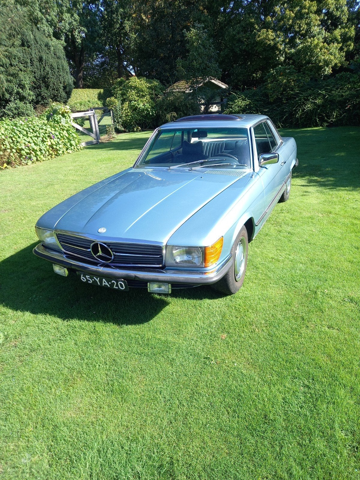 Mercedes-Benz SL 4.5 450 SLC AUT 1973 Blauw, Auto's, Automaat, 8 cilinders, 4520 cc, Blauw