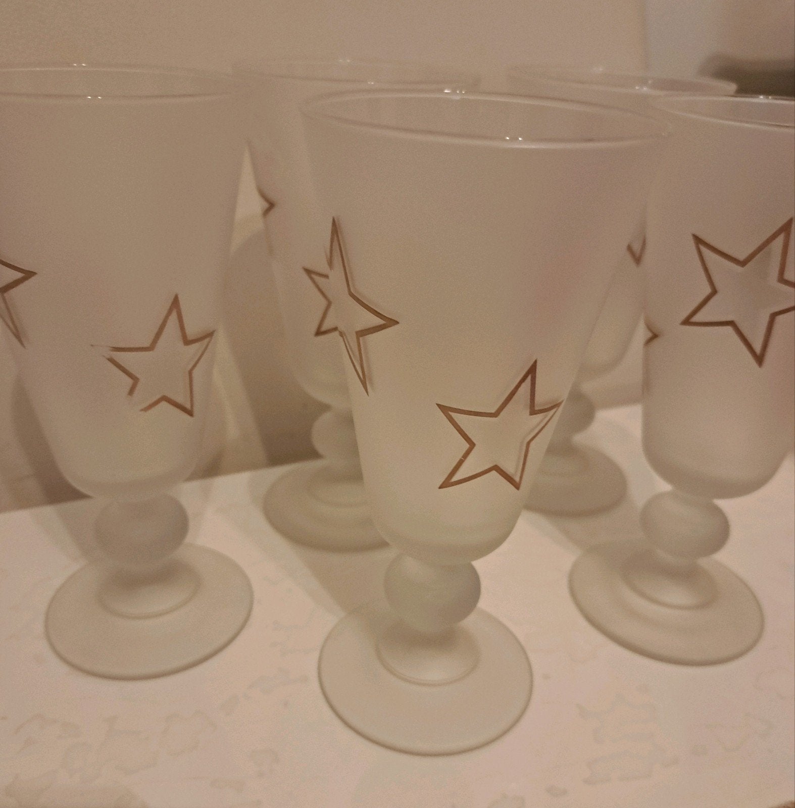 5x wijn glas ster, Ophalen of Verzenden, Overige typen
