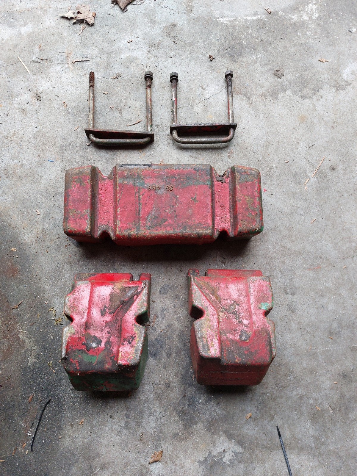 bungartz t5 t7 t8 t3 tractor onderdelen Front gewicht tank, Ophalen of Verzenden
