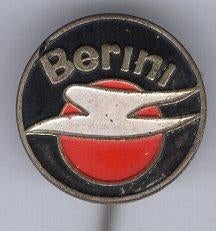 BERINI zilverkleurig bromfiets speldje ( G_159 ), Verzenden, Nieuw, Transport, Speldje of Pin