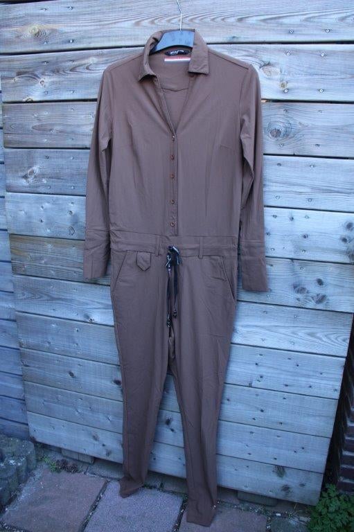 Jumpsuit bruin My Pashion mt XS Vaste prijs, Kleding | Dames, Bruin, Verzenden, Zo goed als nieuw, Maat 34 (XS) of kleiner