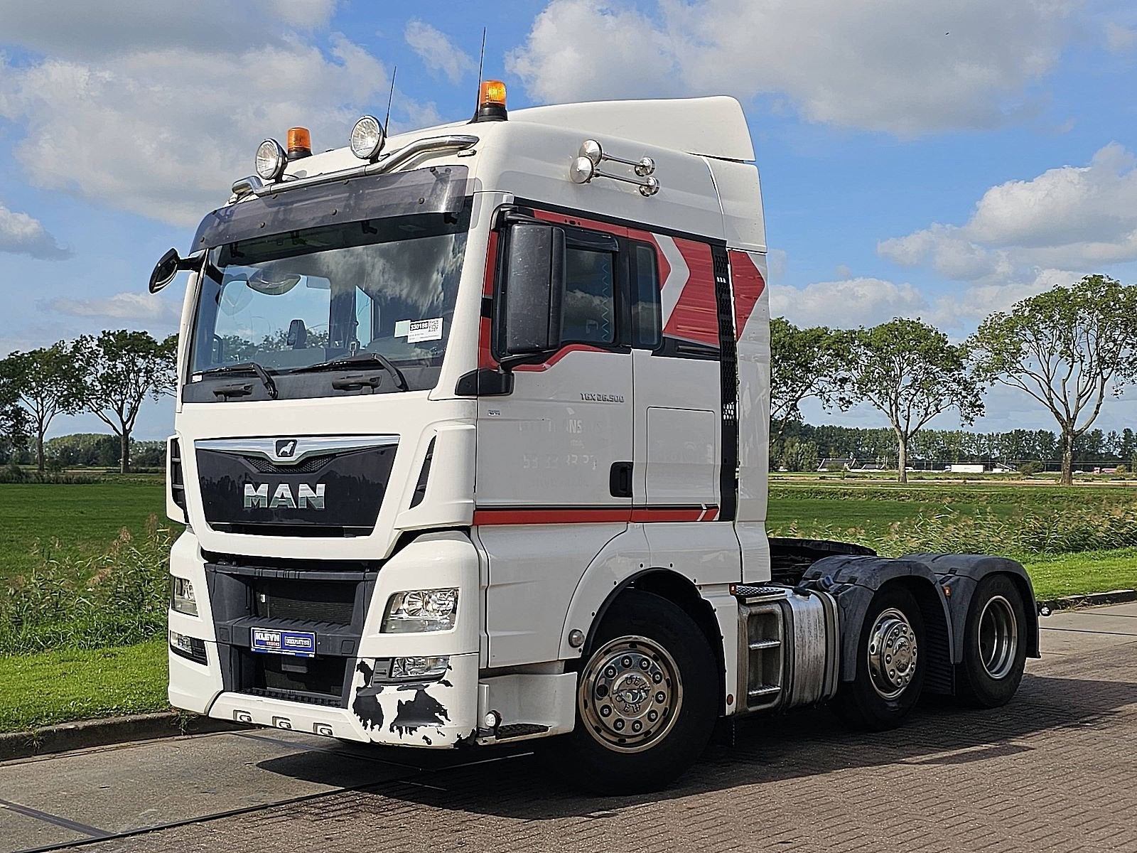 M.A.N. 26.500 TGX 6x2/2 bls, Auto's, Automaat, Euro 6, MAN, Wit