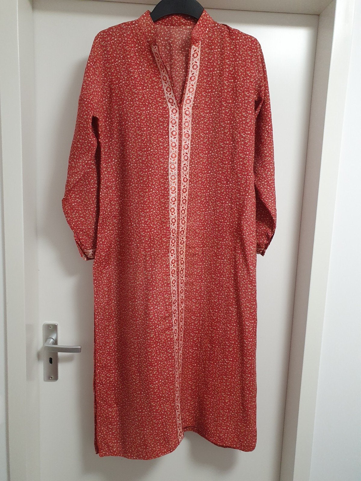 Maat M een keer gedragen jurk tuniek kurta kameez, Ophalen of Verzenden, Gedragen, Maat 38/40 (M), Rood