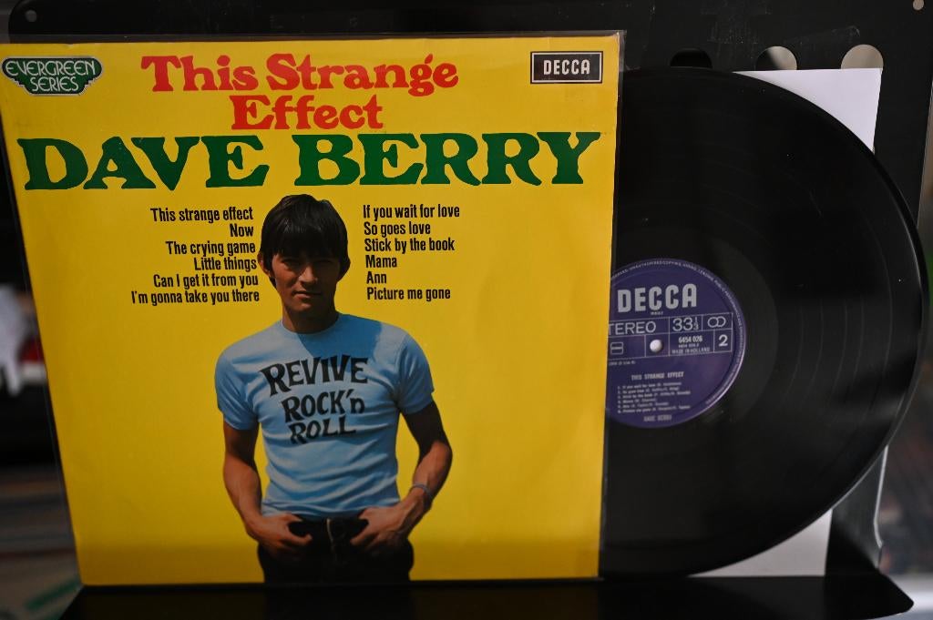 LP 1970 Dave Berry  " This strange effct  ", Ophalen of Verzenden, Inclusief binnenhoes, 12 inch, Poprock
