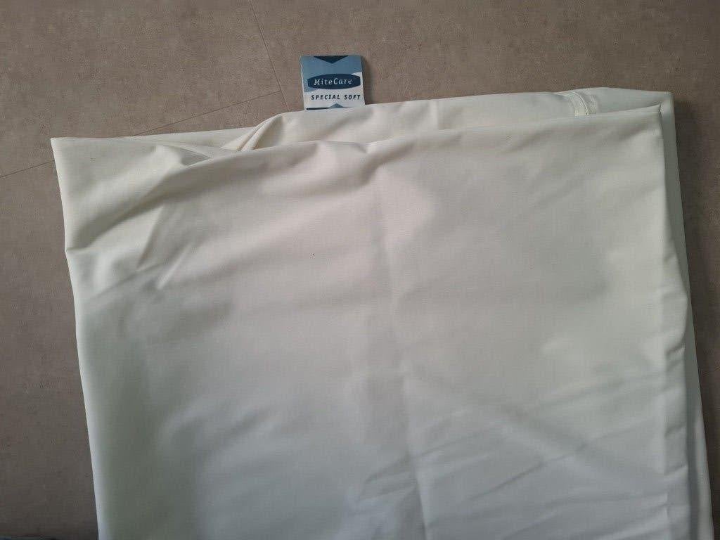 Anti-allergie matrashoes 134x195 cm, Ophalen, Eenpersoons, Wit, Zo goed als nieuw