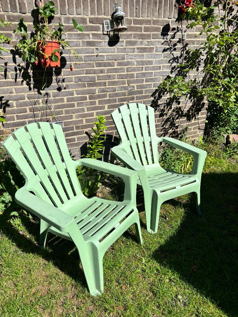 Loungestoelen tuin, Tuin en Terras, Ophalen, Gebruikt, Kunststof