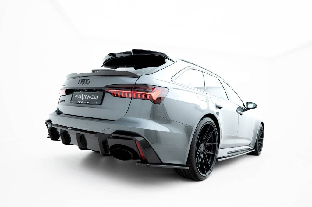 Carbon Voorlip spoiler sideskirts diffuser - RS6 RS7 C8 19+, Ophalen of Verzenden